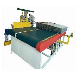 Semi automatic lifting mattress edge machine is used for sewing mattress