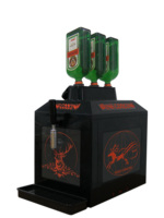 Refroidisseur de liqueur à compresseur pour usine de liqueur avec publicité de marque LED