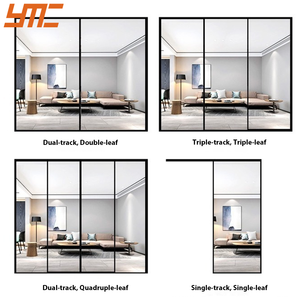 Vente directe d'usine <span class=keywords><strong>Porte</strong></span> intérieure en aluminium à 2 panneaux Cuisine Salle de bain Toilette <span class=keywords><strong>Porte</strong></span> <span class=keywords><strong>coulissante</strong></span> et battante intérieure en aluminium - Product Image 4