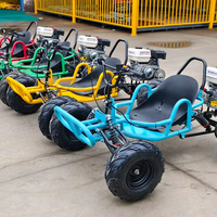 Voiture de course tout-terrain à essence 212cc avec pneus de 8 pouces, 4 roues motrices, pour la plage, la montagne, le drift, kart de plage pour adultes, accessoires