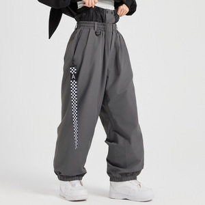 Người Đàn Ông Của Và Phụ Nữ Của Mùa Đông Trượt Tuyết Quần Mắt Cá Chân Ràng Buộc Quần Ngoài Trời Chất Lượng Cao Windproof Không Thấm Nước Và Ấm Tuyết Quần - Product Image 1