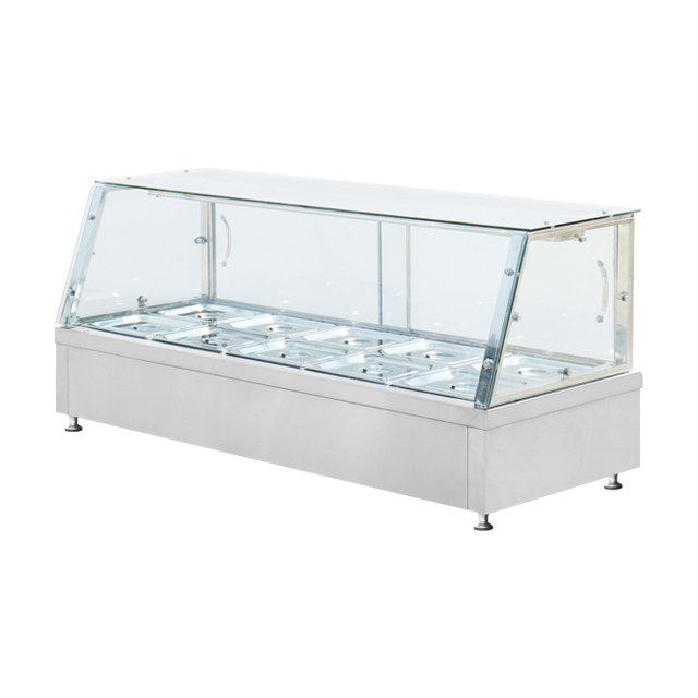 Durable And Efficient glass food warmer display showcase hotel equipment Alibaba