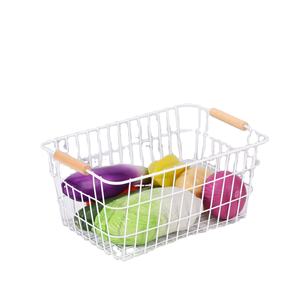 Panier de rangement en métal <span class=keywords><strong>forgé</strong></span>, <span class=keywords><strong>grille</strong></span>, comptoir, sans couvercle, pour collations, articles divers, cuisine, bureau, élégant - Product Image 4