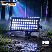 Projecteur mural LED étanche IP65 Marslite DMX512 RGBW 48x10W, angle de faisceau 27°, CRI 90, éclairage de scène pour DJ, bar, discothèque