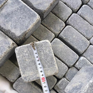 Bán Buôn Antique Dark Gray Cobblestone Granite <span class=keywords><strong>Pavers</strong></span> Tùy Chỉnh Màu Xám Đá Granite Cobble Đá Flamed Lát Đá Cho Ngoài Trời - Product Image 5