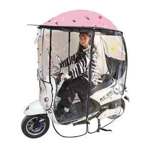 <span class=keywords><strong>Tenda</strong></span>, mobilità Scooter parasole R trasparente ciclismo elettrico universale ombrelli <span class=keywords><strong>da</strong></span> campeggio Pongee tempo libero <span class=keywords><strong>moto</strong></span> ombrello - Product Image 6