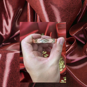 男女光泽可调纯铜磁疗袖带 - Product Image 4