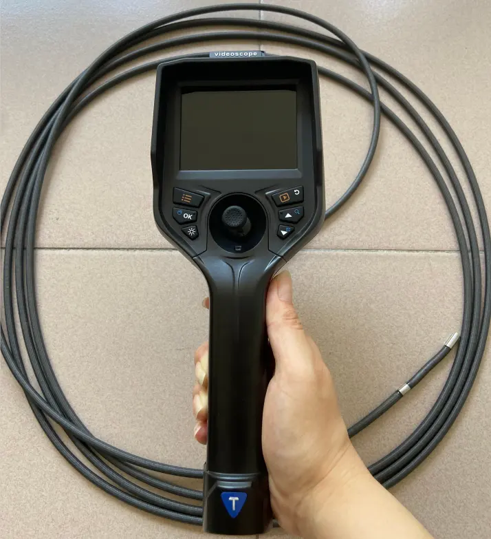 Portable Industry Video Borescope Inspection Camera with Waterproof IP67 Snake Endoscope 4 Times Zoom Function