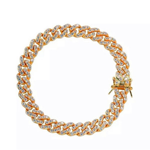 Rhinestone Foot Jewelry Wholesale DIY Initial Cuban Link Chain <strong>Anklet</strong> Iced Out Letter <strong>Anklet</strong> <strong>for</strong> <strong>Women</strong> Hip Hop Cuban <strong>Anklet</strong> - Product Image 6