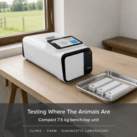 Analyseur PCR en temps réel vétérinaire Seamaty VQ1 Compact, machine qPCR quantitative fluorescente à 4 canaux pour clinique vétérinaire et laboratoire