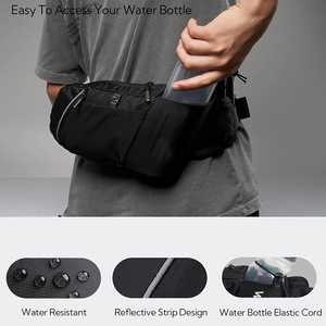 Custom Logo Fanny Pack Waist Bag Hiking <strong>Water</strong> <strong>Bottle</strong> <strong>Holder</strong> Waist Pack <strong>for</strong> Running <strong>Walking</strong> Traveling - Product Image 5