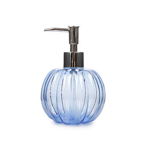 Bouteille de distributeur de savon en verre de citrouille avec couvercle de pompe 440ml - Product Image 1