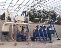 Prix d'usine - Usine de fabrication d'aliments pour animaux de 1 à 2 T/h - Ensemble complet - Ligne de production de granulés d'aliments pour volailles, poulets, bovins, bétail - Pour ferme avicole et élevage
