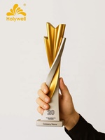 Nouveau Trophée Métallique Écologique Holywell 2026 – Personnalisation Créative, Conception d'Entreprise, Médaille d'Honneur pour Employé Exceptionnel