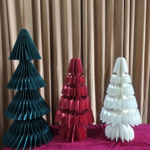 Arbre de Noël en papier détachable KAVI - Disponible en plusieurs couleurs <span class=keywords><strong>et</strong></span> tailles - Pour décorations de mariage <span class=keywords><strong>et</strong></span> de fêtes - Product Image 6