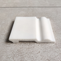 Blanc brillant 5 pouces 120mm Regency Ogee plinthe victorienne Torus Design Architrave garniture PS plinthe salon étanche