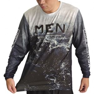 Camisas de Pesca Personalizadas de Fábrica: Camisas de Pesca de Manga Larga para Hombre - Product Image 1