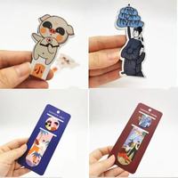 Marque-page magnétique vierge en papier à transfert thermique, impression personnalisée, motif Kawaii Bouddhisme, pour cadeaux d'enfants, vente en gros