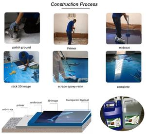 तेजी से इलाज स्पष्ट कास्टिंग राल और हार्डनर इंटीरियर 3 डी एपॉक्सी फ्लोर कोटिंग पेंट के साथ दुकान और स्टूडियो फर्श के लिए - Product Image 3