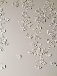 Современный тисненый кожаный фон Настенный декор Классический вышитый дизайн водонепроницаемый огнестойкий влагостойкий - Product Image 4