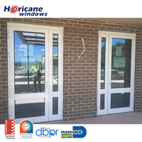 Porte à double battant avec dispositif anti-panique et porte de secours homologuée NOA pour la Floride
