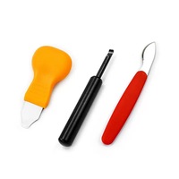 Juego de Herramientas para Abrir Tapas Traseras de Relojes de Goma y Plástico, Herramienta para Remover Cajas, Cuchillo y Palanca para Reparación de Relojes