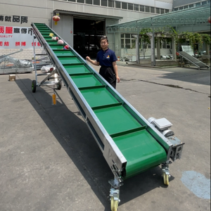 Máy vận chuyển băng tải góc nghiêng cao, băng tải cao su chống trơn trượt dùng cho việc cấp liệu silo ngũ cốc - Product Image 6