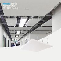 Panneaux acoustiques suspendus décoratifs personnalisés, dalles de plafond acoustiques, nuages acoustiques, déflecteurs, nuages acoustiques en feutre, îlots acoustiques