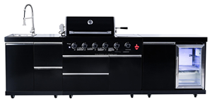 Ngoài trời nhà bếp 316 trên bánh xe không gỉ đặt thịt nướng thép bồn rửa lò <span class=keywords><strong>Bar</strong></span> tủ bên ngoài grills Pizza ngoài trời nhà bếp - Product Image 2