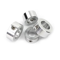 Collier de serrage d'arbre en acier inoxydable ou en aluminium avec vis de réglage 16 mm, simple ou double, fabriqué en Chine