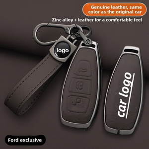 Étui pour clé de voiture pour Ford Focus, modèles anciens Escape, Mondeo, Zhi Sheng Fiesta Explorer et Tourneo - Product Image 1