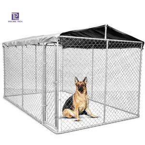 Outdoor mit verzinktem Hundehütte mit Dach Big Size Case für Tiere.