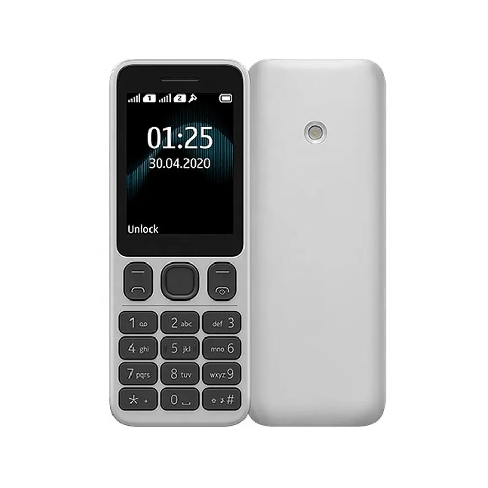 โทรศัพท์มือถือมือสองสภาพเดิมสำหรับ Nokia 125 216 6310 106 105 6300ใช้ขายส่งราคาถูก