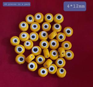 Cuentas de cristal de Estilo Vintage para la fabricación de joyas y para pulseras, cuentas de piedras preciosas de plata de cristal Natural de mal de ojo - Product Image 2