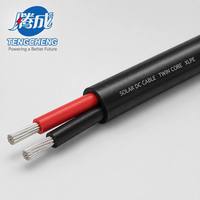 Hochwertiges 100 Meter XLPO-Isoliertes Verzinntes Kupfer PV1-F2.5mm Solarkabel Doppeladerig DC 2.5mm Industrielles Photovoltaik-Kabel