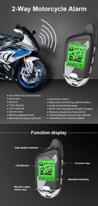 Accesorios para Motocicleta con Pantalla LCD Bidireccional y Respuesta en Tiempo Real, Tecnología Antirrobo para Arranque y Parada del Motor, Alarma Bidireccional para Motocicleta - Product Image 5