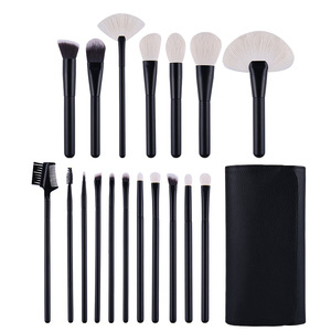 YRX 18pcs Makeup <b>Brushes</b> Set Soft Hair Oem Private Label Makeup <b>Brush</b> Set Cruelty Free Vegan Fiber Makeup <b>Brushes</b> - Product Image 5