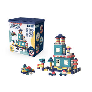 Bán trực tiếp từ nhà máy 450 mảnh đồ chơi lắp ráp mô hình giáo dục <span class=keywords><strong>DIY</strong></span> bằng khối xây dựng cứng dành cho trẻ từ 2-4 tuổi và 5-7 tuổi hiện đại - Product Image 1