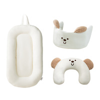 Coussin de protection pour poussette pour animaux de compagnie, universel quatre saisons, oreiller en U pour animaux, coussin de barrière latérale double usage, non pliable pour les sorties