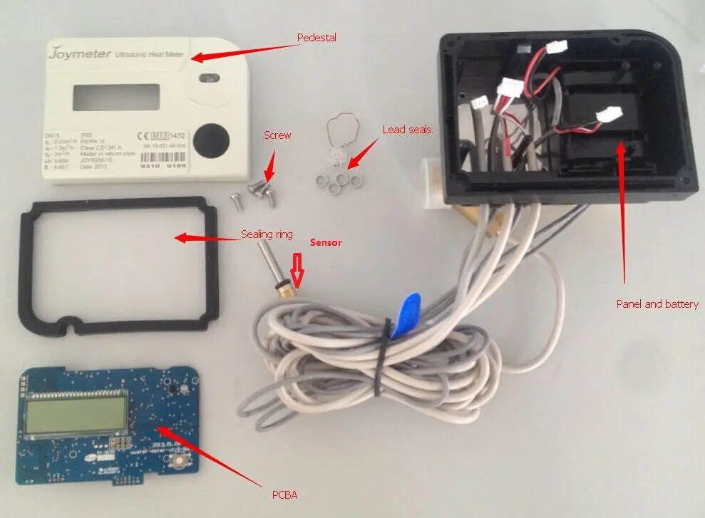 Smart remote lesen ultraschall BTU meter mess sowohl wärme und kälte verbrauch
