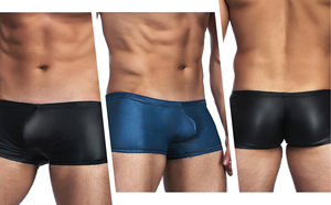 Chất Lượng Cao Đen Da Undies Tùy Chỉnh <span class=keywords><strong>Knickers</strong></span> Sexy Men Của Boxers Briefs Đồ Lót - Product Image 5
