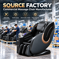 Fournisseur en gros de fauteuils de massage commerciaux OEM ODM avec lecteur de pièces, billets et cartes, gestion à distance, zéro gravité et airbag chauffant