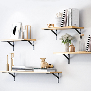 90 градусов твердая поддержка черный и белый треугольный металлический настенный кронштейн настенный подвесной кронштейн - Product Image 6