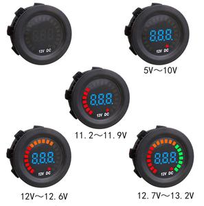 Voltímetro Universal para coche, motocicleta, barco, CC de 12V-24V, impermeable, pantalla Digital LED, voltaje - Product Image 5