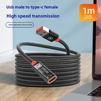 Câble d'extension USB 3.0 pour téléphone portable, ordinateur, clé USB, souris, clavier - Charge rapide et transfert de données