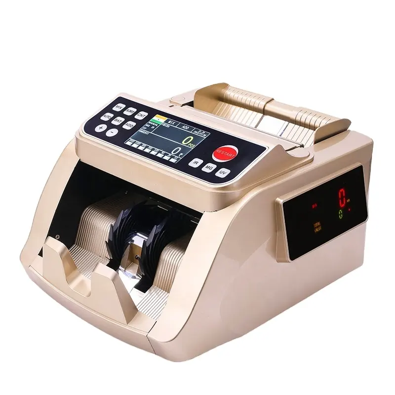 Dubbele Kleur Sensor Mg Uv Ir Counterfit Geld Detector Geld Telmachine Bankbiljet Geld Bill Teller Voor Iraakse Dinar Iqd