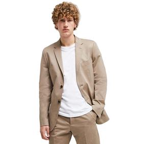 Trajes Casuales Color Caqui para <span class=keywords><strong>Hombre</strong></span>, Corte <span class=keywords><strong>Entallado</strong></span>, Trajes de Boda, Traje de Novio, <span class=keywords><strong>Terno</strong></span> de 2 Piezas (Chaqueta y Pantalones), Blazer para Padrino, Traje para el Mejor <span class=keywords><strong>Hombre</strong></span> - Product Image 1