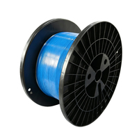 Cable Coaxial Semiflexible RG 405 (.086) con Revestimiento Azul, Cable Coaxial RF de Alta Estabilidad para Transmisión de Señal FPV