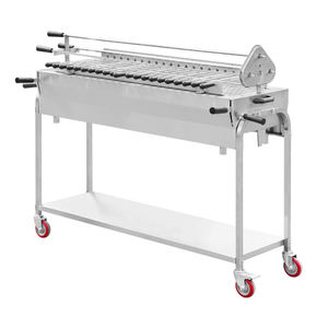 Parrilla portátil para exteriores, <span class=keywords><strong>asador</strong></span> <span class=keywords><strong>de</strong></span> barbacoa ahorrador <span class=keywords><strong>de</strong></span> energía con <span class=keywords><strong>cadena</strong></span> <span class=keywords><strong>de</strong></span> motor, parrillas giratorias para barbacoa <span class=keywords><strong>de</strong></span> carbón - Product Image 2