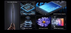 Oukitel Wp52 <span class=keywords><strong>5G</strong></span> Smartphone Robusto, 6.6 Pollici, 6500mAh, 16GB+256GB, Telefono Cellulare Android 14, 48MP, NFC - Product Image 3
